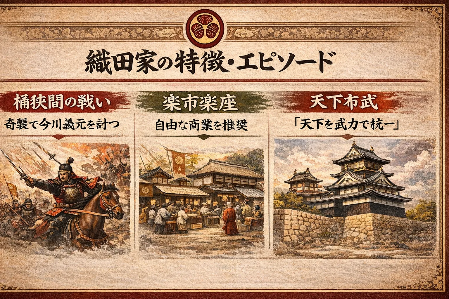 戦国を革新した織田家