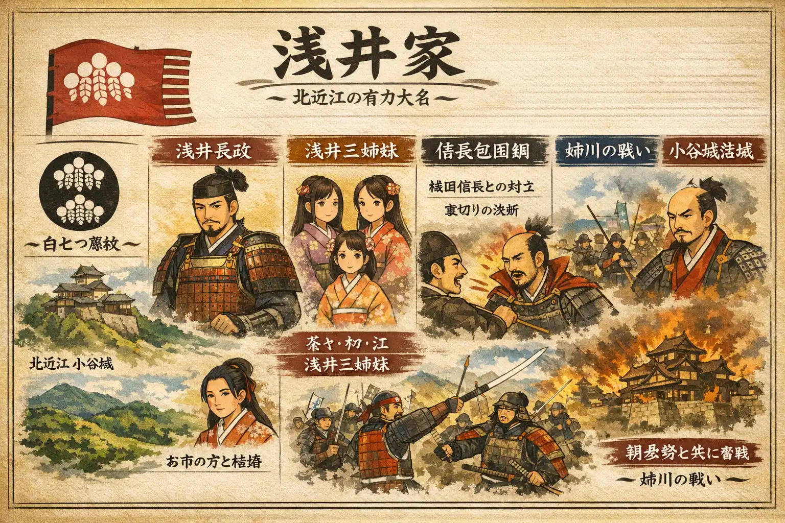 北近江を治めた戦国大名浅井家