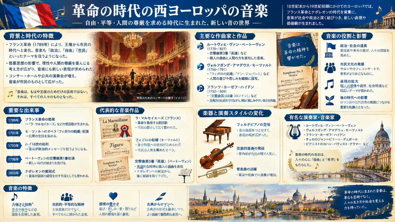 市民社会の台頭とロマン派音楽の開花