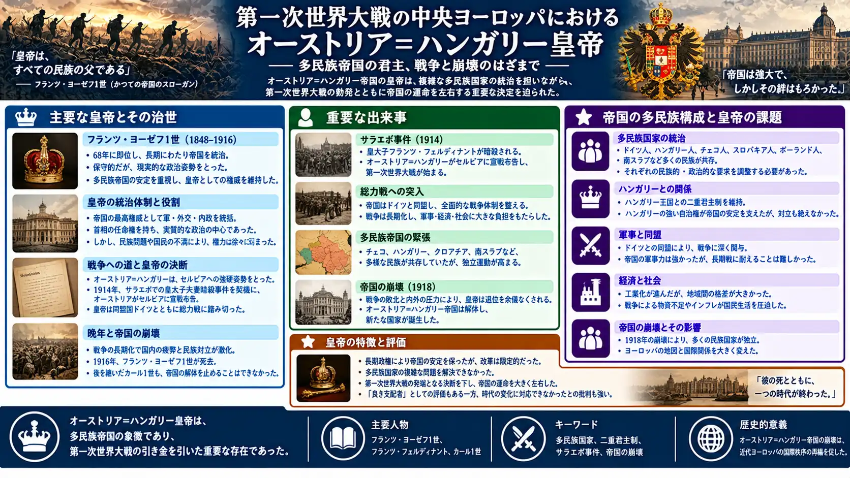 第一次世界大戦のオーストリア＝ハンガリー皇帝