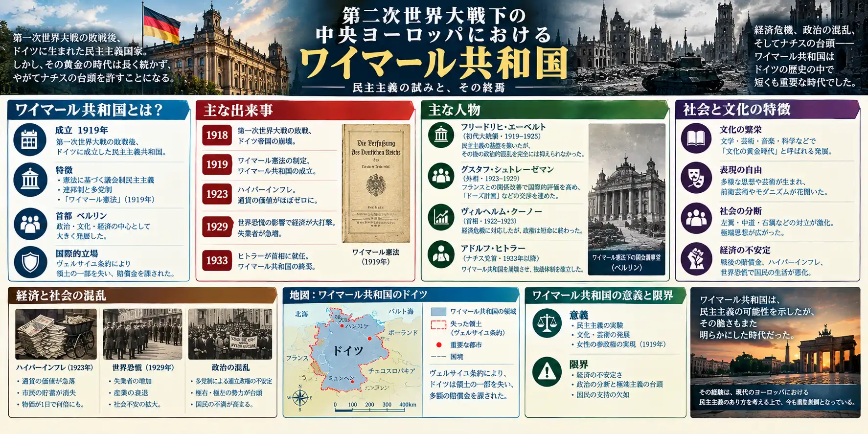 ワイマール共和国の歴史と試練