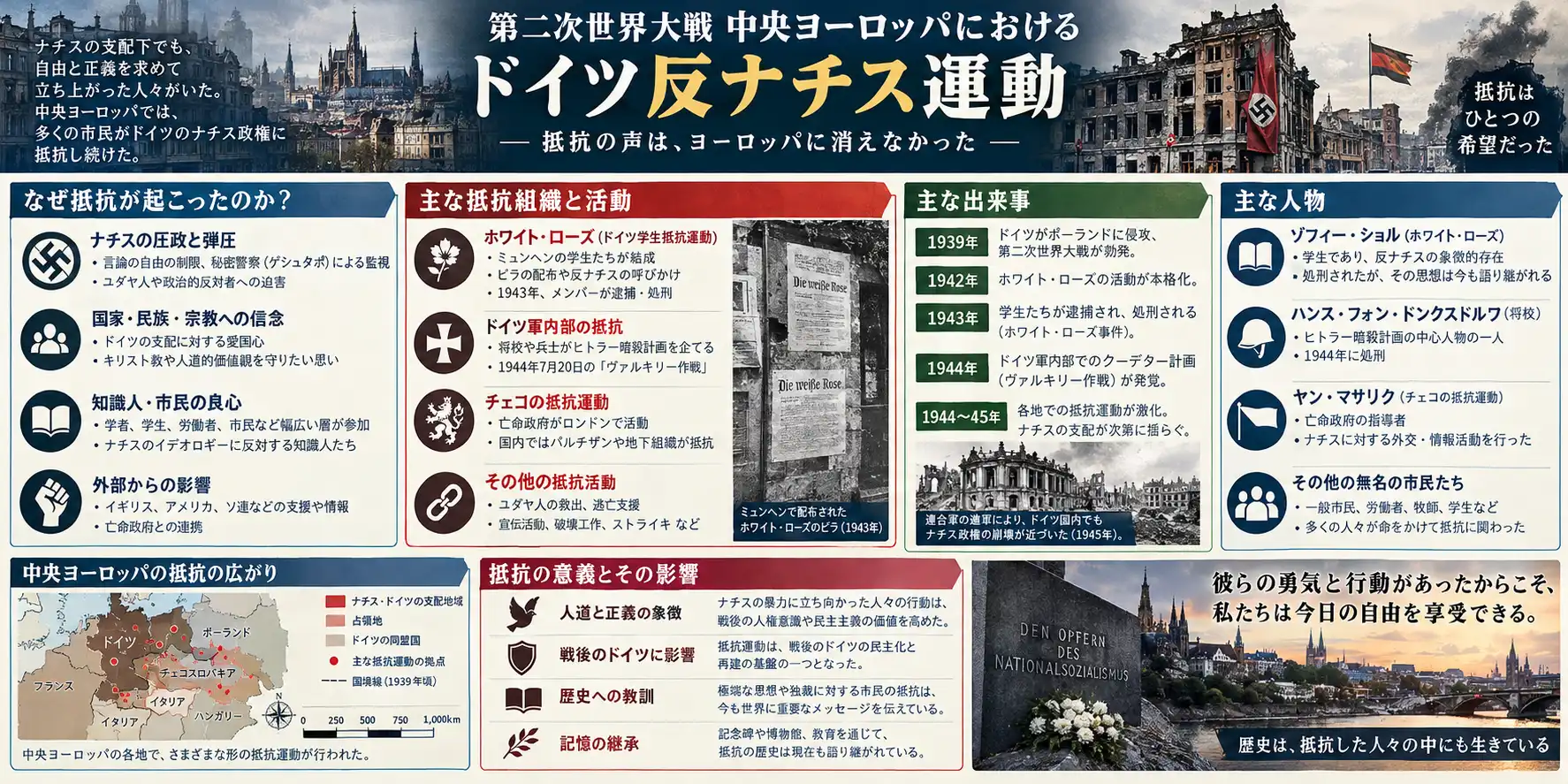 ナチス暴政に抗ったドイツの抵抗運動