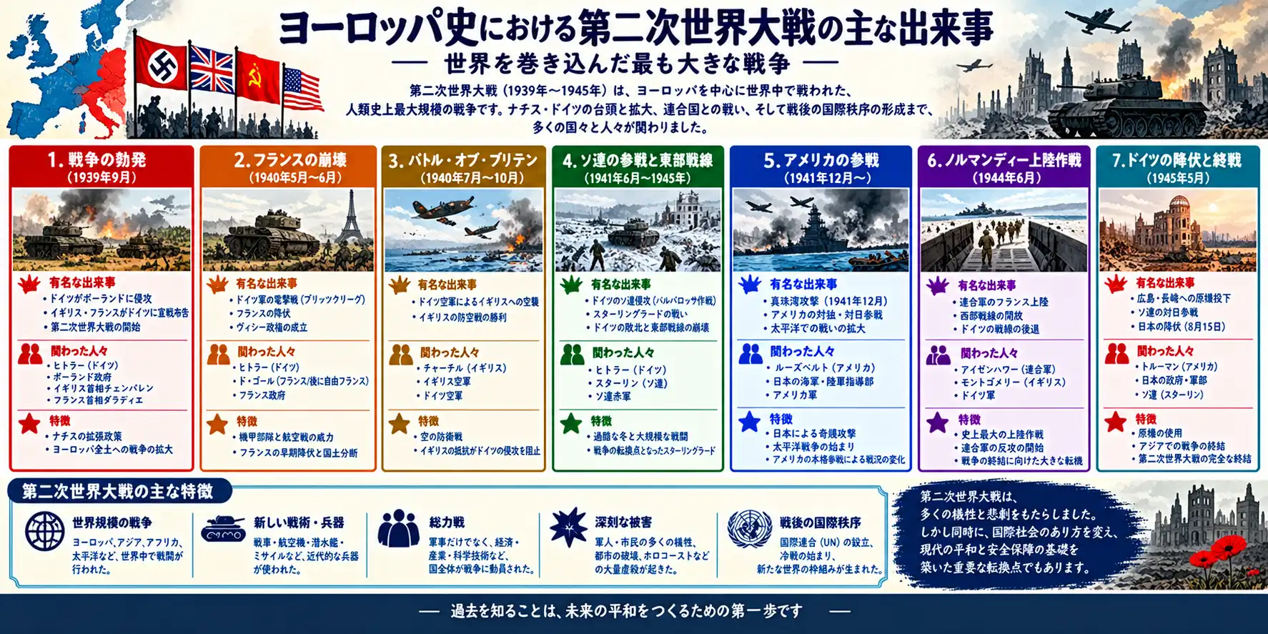 第二次世界大戦：欧州を揺るがした転換点