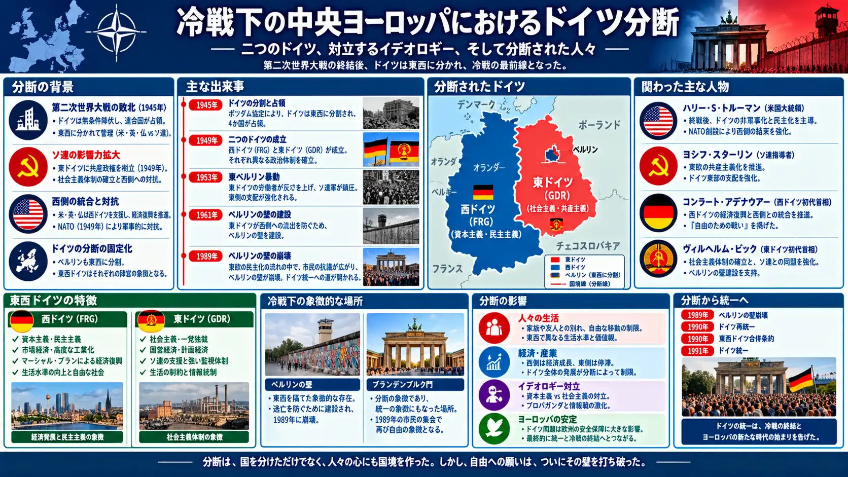 冷戦のドイツ分断全般