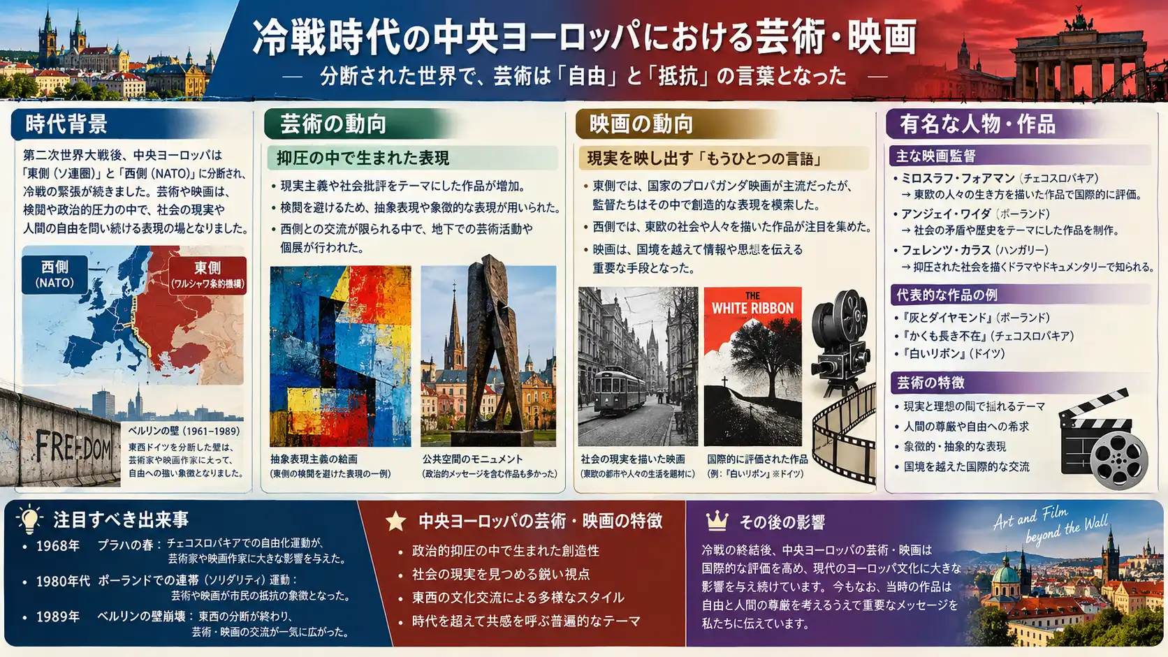 東西冷戦期のイデオロギー対立と芸術・映画の展開