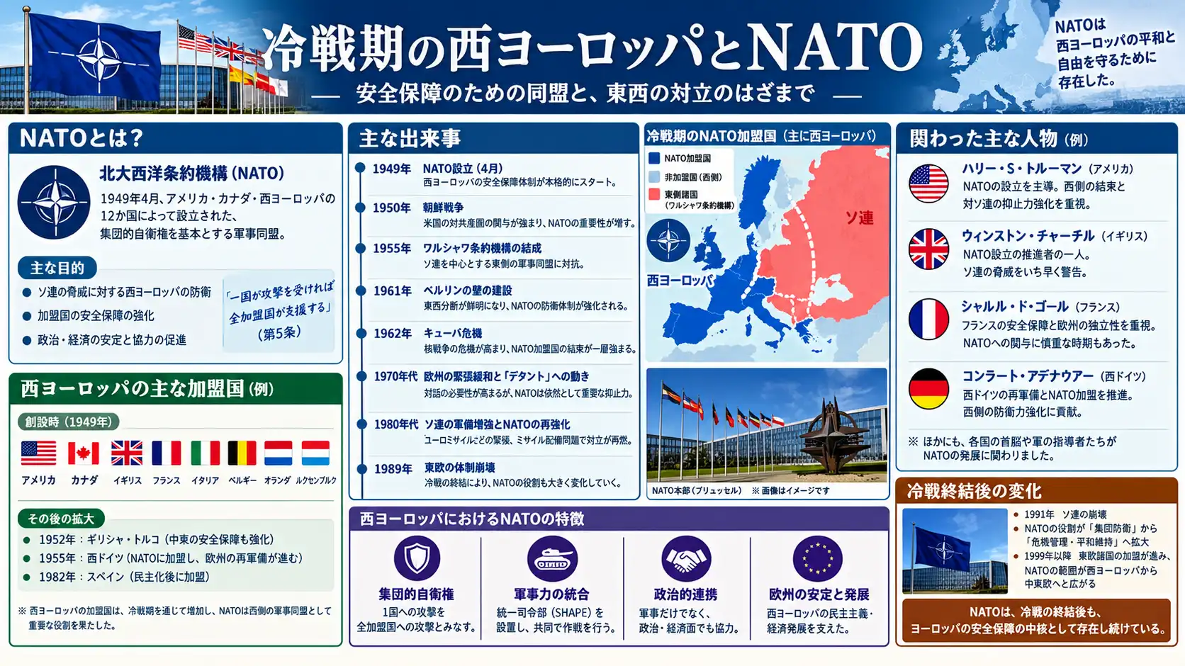冷戦期のNATOと集団防衛体制