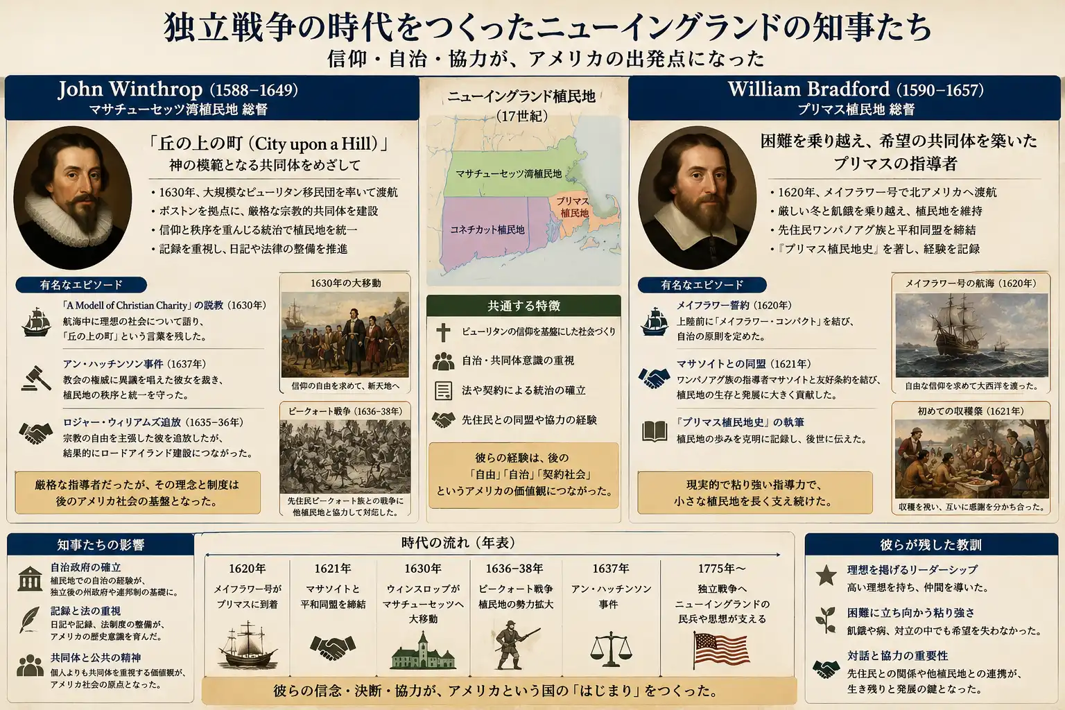ニューイングランド植民地の知事