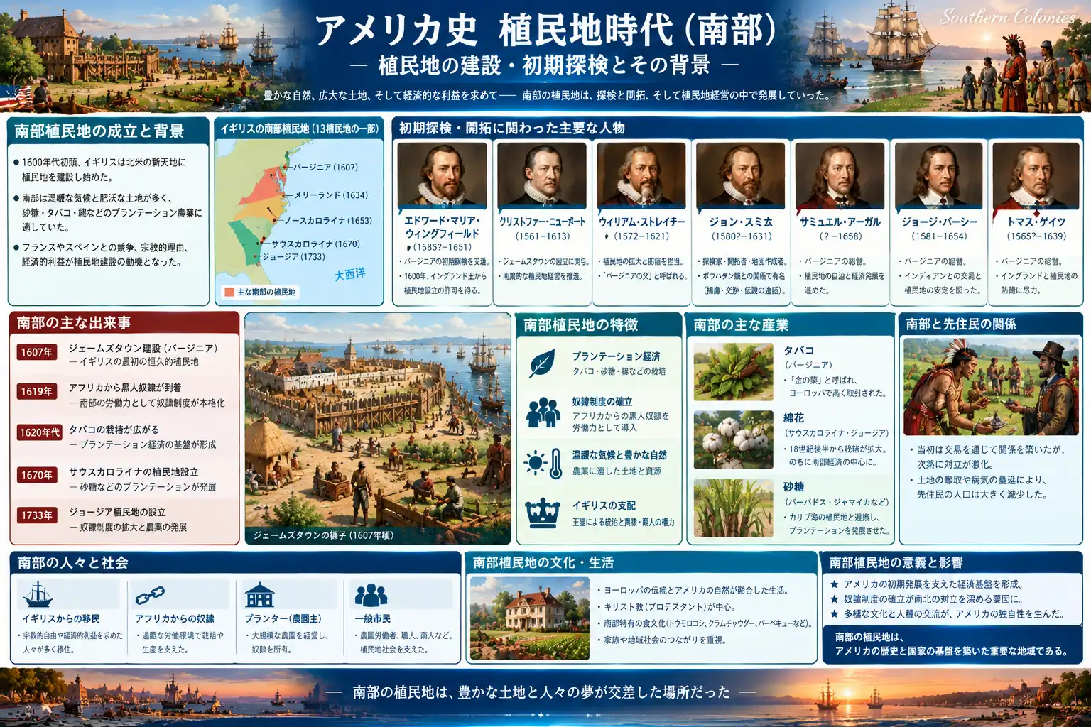 荒野に挑み北米植民地の礎を築いた初期開拓者たち