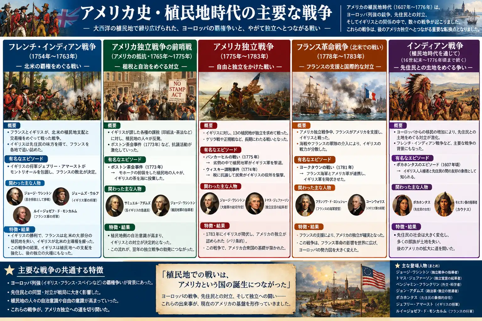 アメリカ独立戦争：自由を掲げた共和政国家の誕生