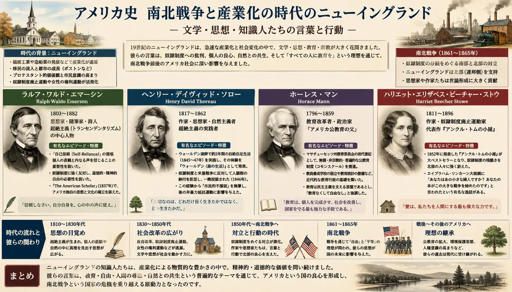 南北戦争期ニューイングランド思想群