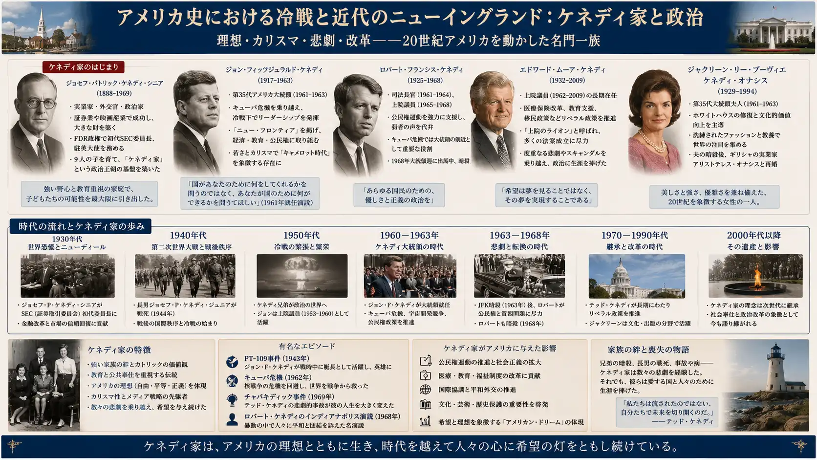 現代アメリカの光と影を背負った不滅の政治王朝