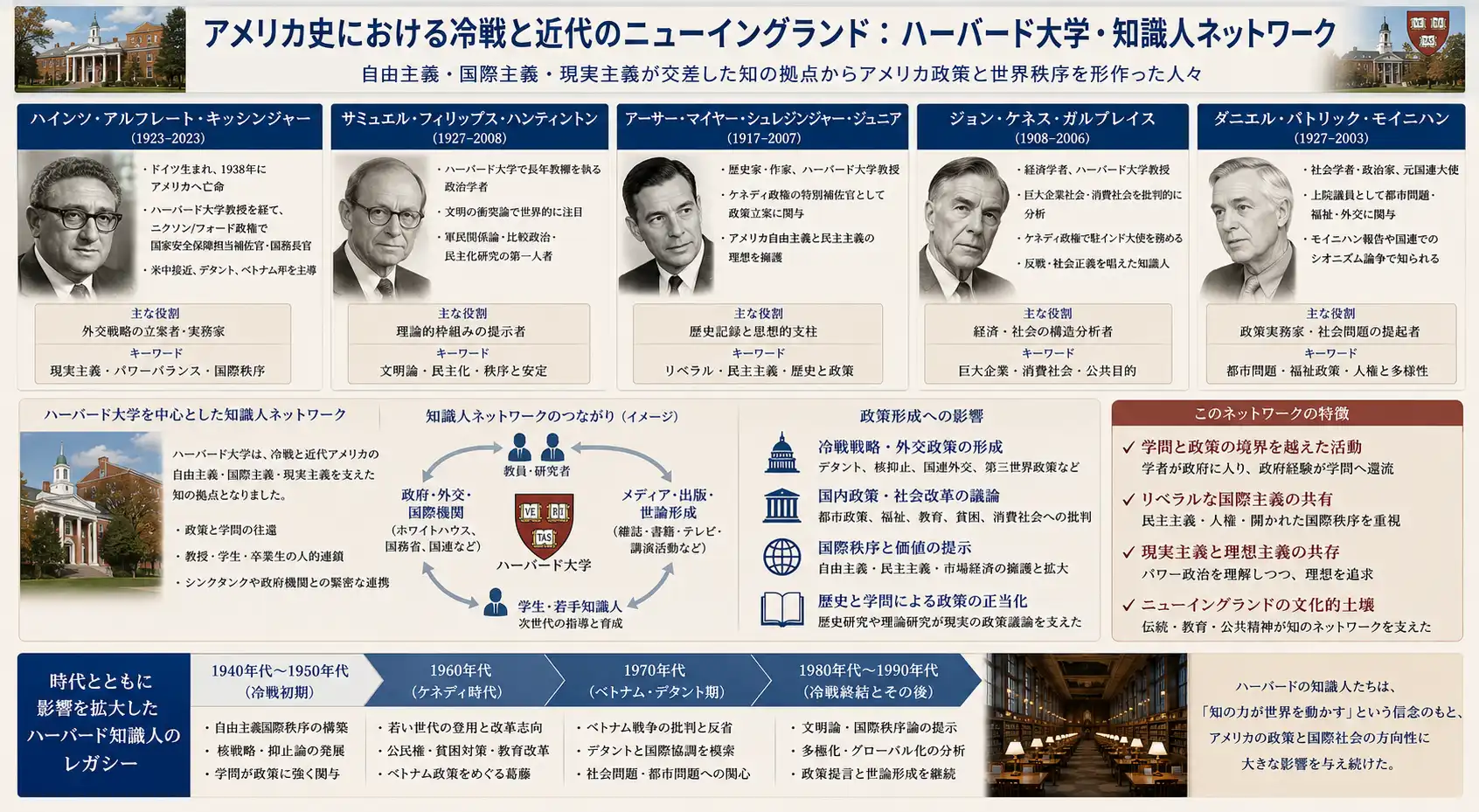 智謀で冷戦の針路を動かした最高峰の知識人脈
