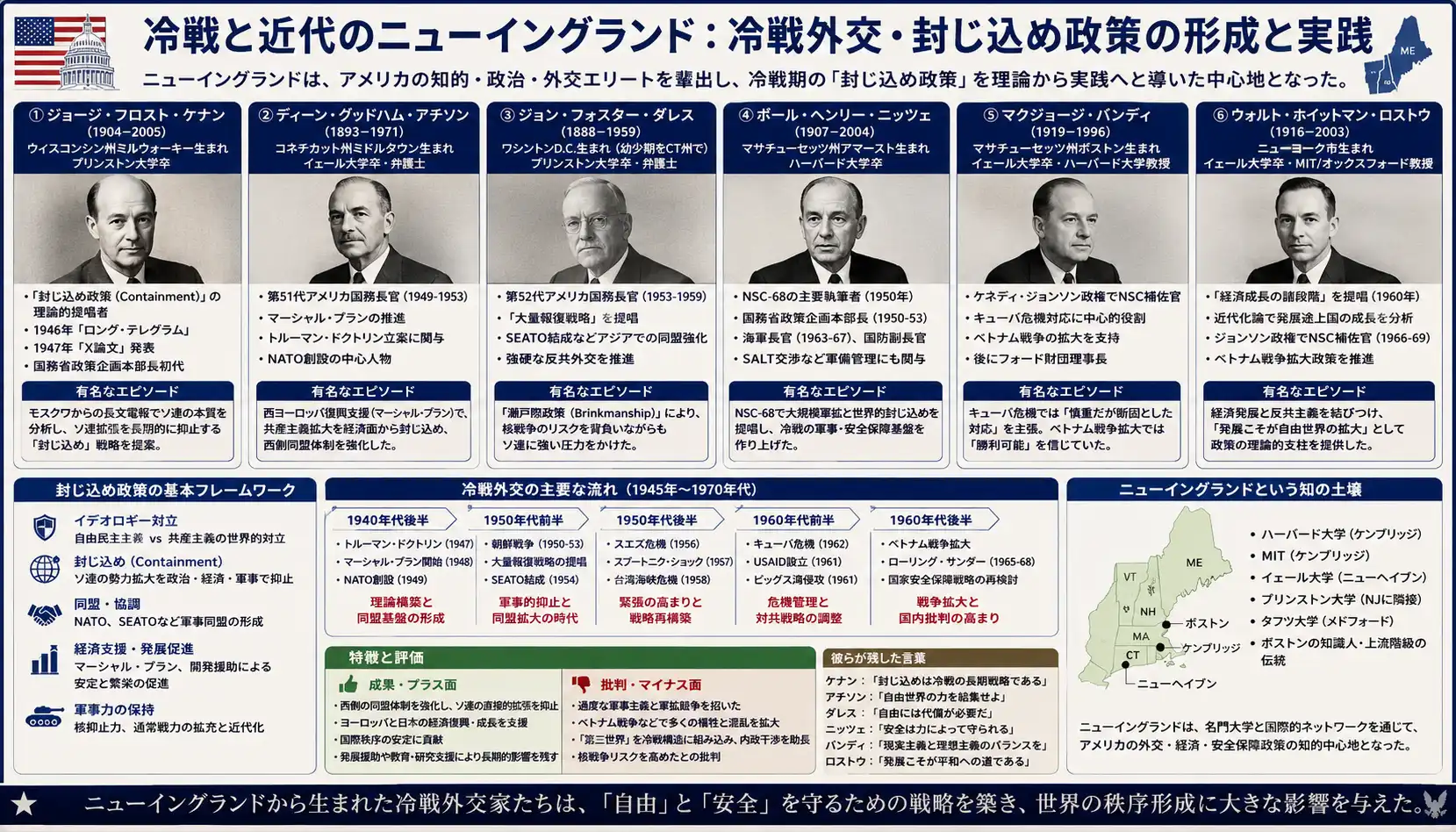 宿命の対立を見据え冷戦の世界戦略を築いた「封じ込め」の系譜