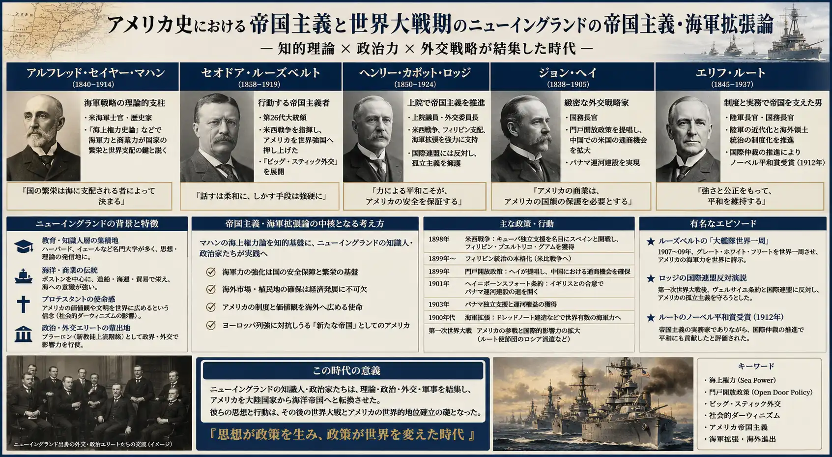 海軍拡張が導いたアメリカ世界戦略