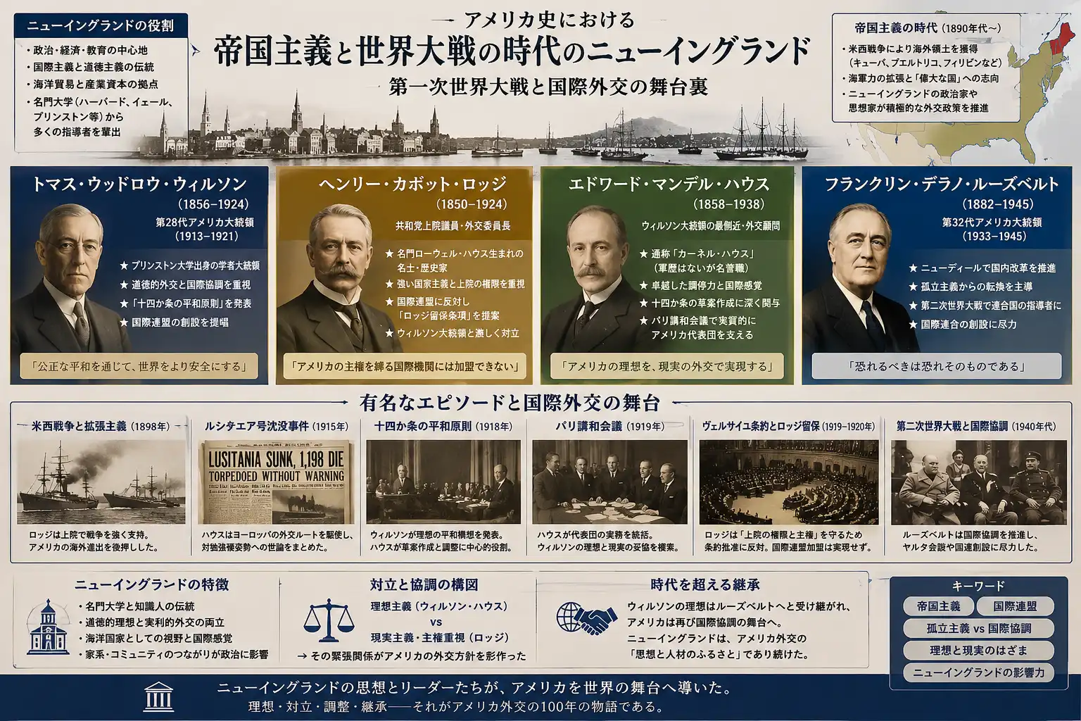 帝国主義と世界大戦下のニューイングランド外交史