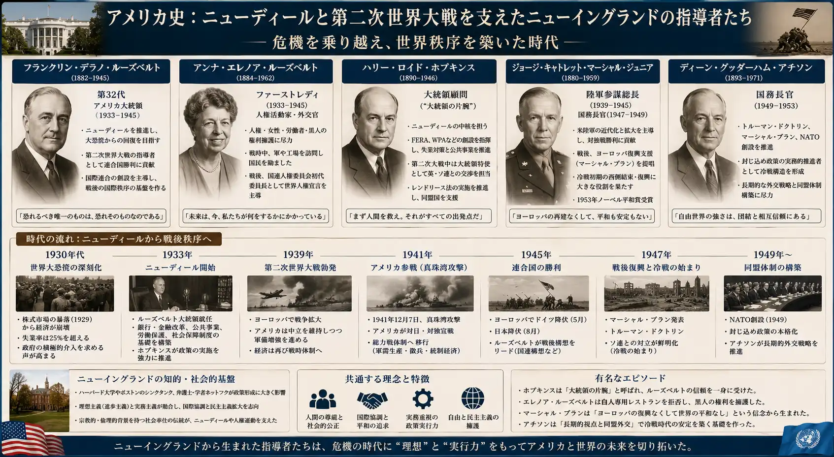 恐慌と大戦に挑んだ世紀の指導者たちと国家再建